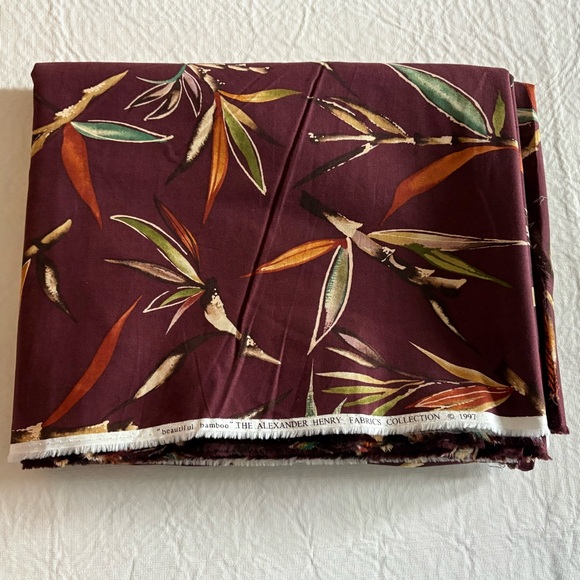 “Beautiful Bamboo” The Alexander Collection 
c 1997 4.5 yards - Picture 3 of 3
